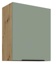 TEMPO KONDELA Dulăpior superior, aquamarine/stejar artisan, ARSANY 60 G-72 1F