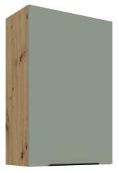 TEMPO KONDELA Dulăpior superior, aquamarine/stejar artisan, ARSANY 60 G-90 1F