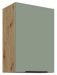 TEMPO KONDELA Dulăpior superior, aquamarine/stejar artisan, ARSANY 50 G-72 1F