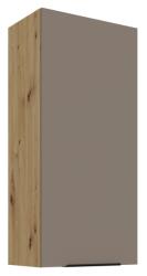 TEMPO KONDELA Dulăpior superior, sandgrau/stejar artisan, FRISBO 50 G-108 1F