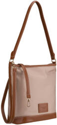  Peterson Női Válltáska- PTN JK6-03-6550-BEIGE- Sötét Bézs- Barna (5903051296550)