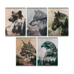 Herlitz A5-ös vonalas füzet - Into the Wild