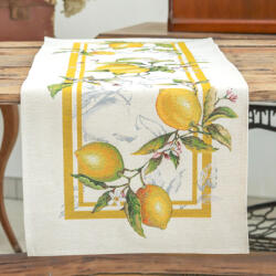 Cortimex Kft Palermo citromos mediterrán gobelin asztali futó 44x140 cm