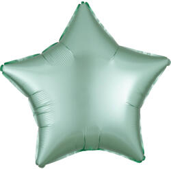  Zöld Silk Lustre Mint csillag fólia lufi 48 cm (DPA9914109) - eking