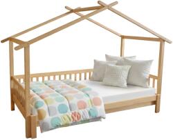 Ramely Pat Montessori cu pat suplimentar, natural, 90x200, KESIO