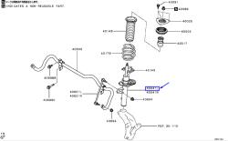 Original Mitsubishi Amortizor stanga axa fata ORIGINAL MITSUBISHI 54303W150P (54303W150P)