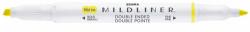  Textmarker cu doua capete Zebra, Mildliner, galben (ZB78150)