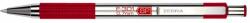  Pix cu mecanism Zebra, F301, 0.7 mm, corp rosu, scriere albastra (ZB301002)