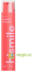 HISMILE Pasta de Dinti cu Fluor si Aroma de Capsune Strawberry 60g