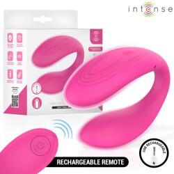  Вибриращ стимулатор с дистанционно, 10 режима - Intense Nora Pink (D-245691)