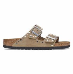Birkenstock Sandale Leather Arizona Rivet Leve Narrow 1029390 taupe (1029390 taupe)