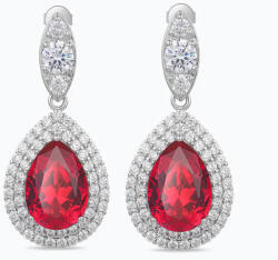 Raizel Cercei cu pietre din zirconiu rosii, Red Drops (RZ1881)