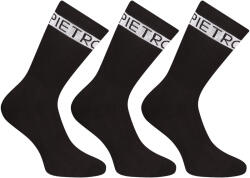 Pietro Filipi 3PACK zokni Pietro Filipi sportos magas fekete (3POC1) L