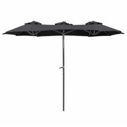 Linder Exclusiv Umbrelă de grădină 300x150x220 cm Gri închis (MC2076)