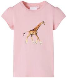 vidaXL Tricou pentru copii, roz deschis, 104 GartenMobel Dekor (10575)
