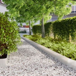vidaXL Borduri de gazon 10 buc 20x103 cm Otel inoxidabil GartenMobel Dekor (860158)