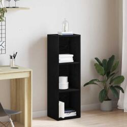 vidaXL Biblioteca stejar negru 36x30x114 cm lemn prelucrat GartenMobel Dekor (862395) Biblioteca