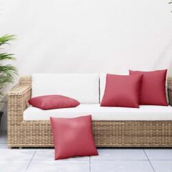 vidaXL Perne canapea 4 buc. rosu vin 60x60 cm, material textil GartenMobel Dekor (377793)