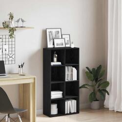 vidaXL Biblioteca stejar negru 66x30x130 cm lemn prelucrat GartenMobel Dekor (862397) Biblioteca