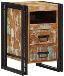 vidaXL Noptiera 40x40x59 cm, lemn masiv recuperat GartenMobel Dekor (4016698)