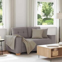 vidaXL Canapea extensibila cu doua locuri, gri taupe, 160x77x82 cm, material textil GartenMobel Dekor (4105074) Canapea