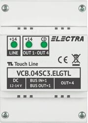 ELECTRA Doza de derivatie video BUS cu 4 iesiri pentru interfonie - Electra VCB. 04SC3. ELGTL (VCB.04SC3.ELGTL)