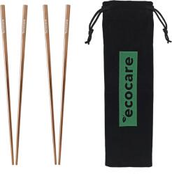 Ecocare Fém Sushi pálcika rózsaarany csomagolásban 4 db