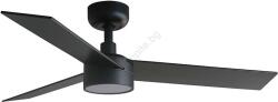 Faro Barcelona FARO 34296WT1S-LED Вентилатор RUDDER S с димер, 18W/230V, CCT, диам. 106 cm, кафяв/черен, WT + дистанционно управление (FA34296WT1S)