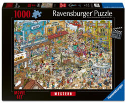 Ravensburger Puzzle 1000 pcs - Film western de filmare (12001894) Puzzle