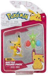  Set de 2 figurine Pokémon - Posalia și Pikachu de Ziua Îndrăgostiților (PKW2487) Figurina