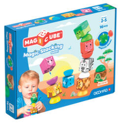Geomag Magicube Blocks Stacking Safari 16 buc (310) Jucarii de constructii magnetice