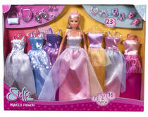 Simba Toys Păpușa prințesă Steffi +6 tipuri de rochii și accesorii (105733928) Papusa