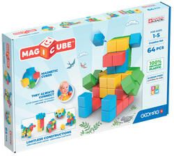 Geomag Magicube Set creativ 64 buc (245) Jucarii de constructii magnetice