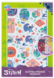Grafix Carte cu abțibilduri sclipitoare, A5, 8 pagini - Stitch (700246)