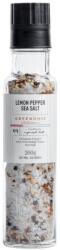  Sare de mare 260 g, lămâie și piper, cu râșniță, Greenomic (GREE4513)