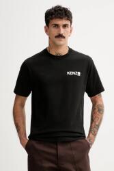 Kenzo pamut póló Boke Flower 2.0 - fekete L