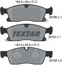 TEXTAR Fékbetét készlet TEXTAR 2519001 for JEEP, CHRYSLER (2519001)