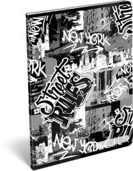 Lizzy Card Street Rules tűzött füzet A/4, 32 lap sima, Lizzysuli (LIZ-7500166004) - mesescuccok