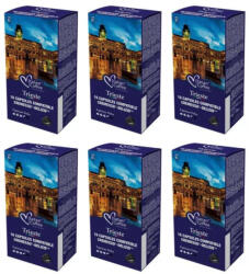 Italian Coffee Trieste Espresso Deka Cremesso kompatibilis kávékapszula - 90% Arabica, 96 db (6 × 16 db) (16DELIZIO_TRIESTE_6) - kaffeo