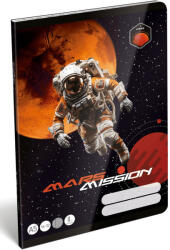 Lizzy Card Űrhajós tűzött füzet A/5, 32 lap vonalas 2. osztály (16-32), Lizzysuli, Mars Mission (LIZ-7500168006) - mesescuccok