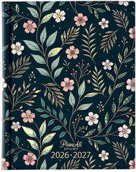 Lizzy Card Plan All diák tervező, A/6, mini, heti, 2026. aug. -2027. jún. , Lovely, virágos (LIZ-7540208005) - mesescuccok