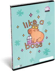 Lizzy Card Kapibara tűzött füzet A/4, 32 lap kockás, Lizzysuli, Lollipop Capybara (LIZ-7500165000)