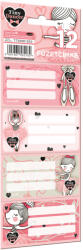 Lizzy Card Balerina füzetcímke 12 db-os, Lizzysuli, Tiny Dancer Lovely Ballerina (LIZ-7730001003) - mesescuccok