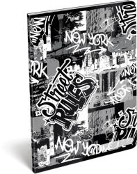 Lizzy Card Street Rules tűzött füzet A/4, 32 lap vonalas, Lizzysuli (LIZ-7500164004) - officetrade