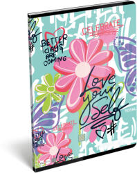 Lizzy Card Cornell Love tűzött füzet A/4, 32 lap kockás, Lizzysuli (LIZ-7500165003) - officetrade