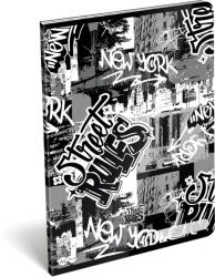Lizzy Card Street Rules tűzött füzet A/4, 32 lap kockás, Lizzysuli (LIZ-7500165004) - officetrade