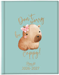 Lizzy Card Plan All diák tervező, A/6, mini, heti, 2026. aug. -2027. jún. , Perfect, Don't worry be cappy! (LIZ-7540208006) - officetrade