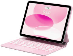 Typecase Edge Case Keyboard iPad 11" (A16) 2025/iPad 10.9" 2022, tok, rózsaszín
