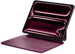 Typecase Edge Case Keyboard iPad Pro 13" 2024/2025, tok, málna