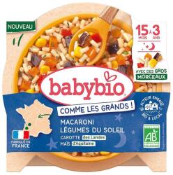 Babybio Био меню Babybio Лека нощ - Макарони, зеленчуци и моркови, 15м+, 200 g (3288131570969)